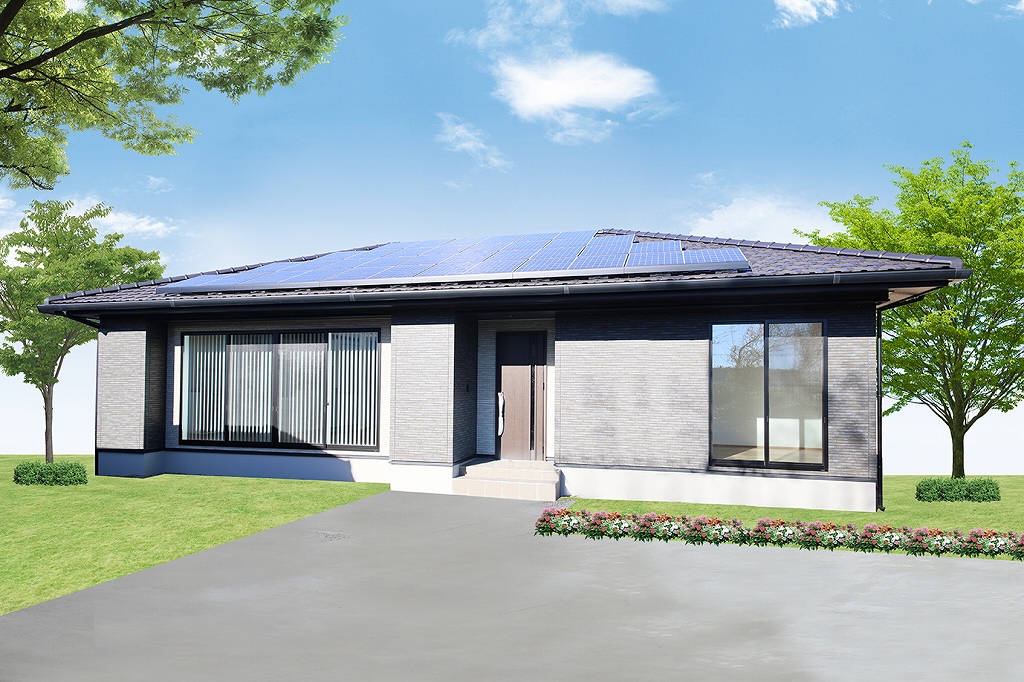 瓦　屋根+Qセルズ　9.5kw 太陽光発電