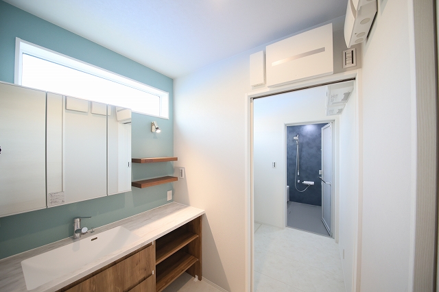 洗面室と脱衣室を分け使いやすさUP