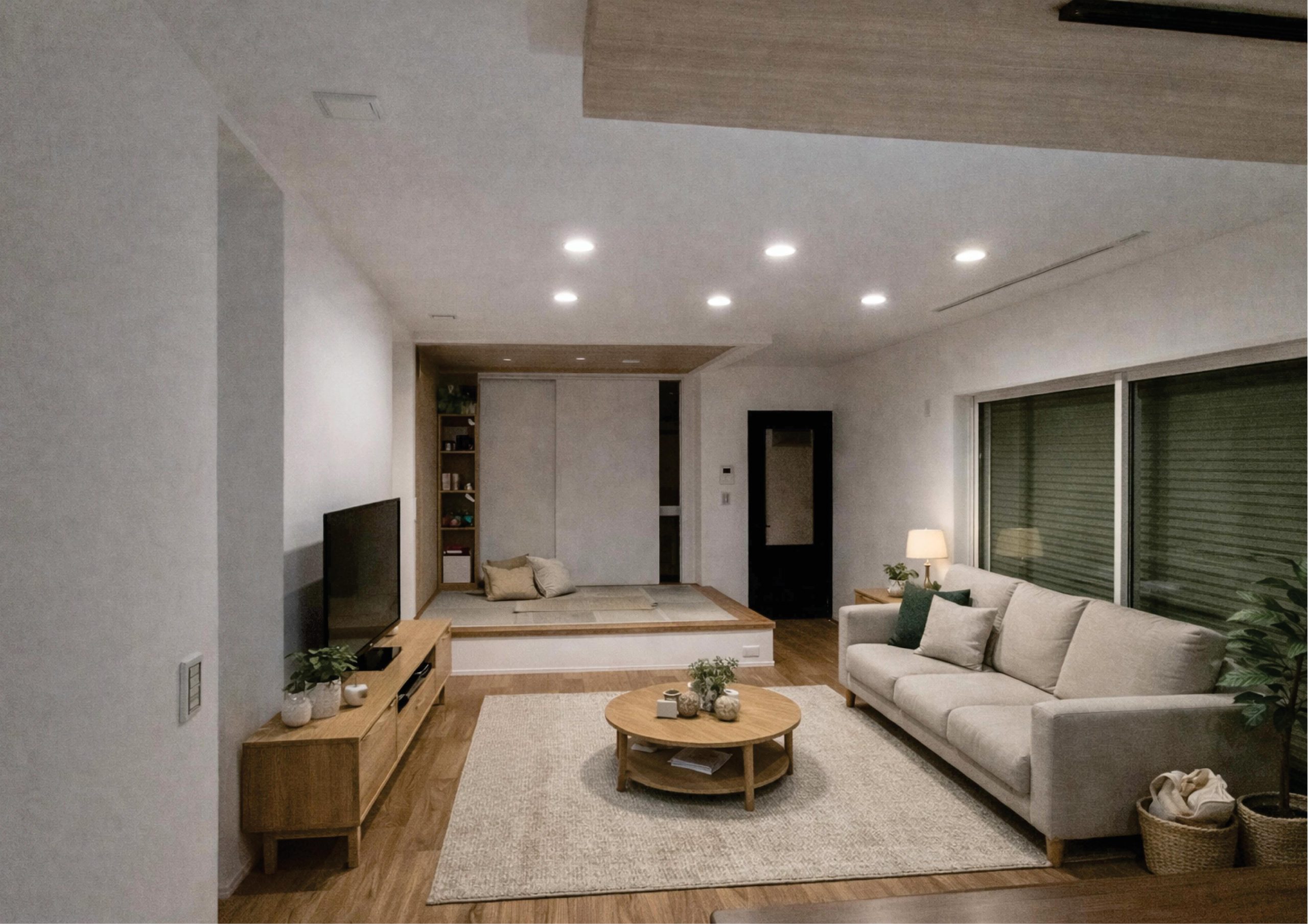 2.4帖の小上がり畳コーナーは来客時に活躍