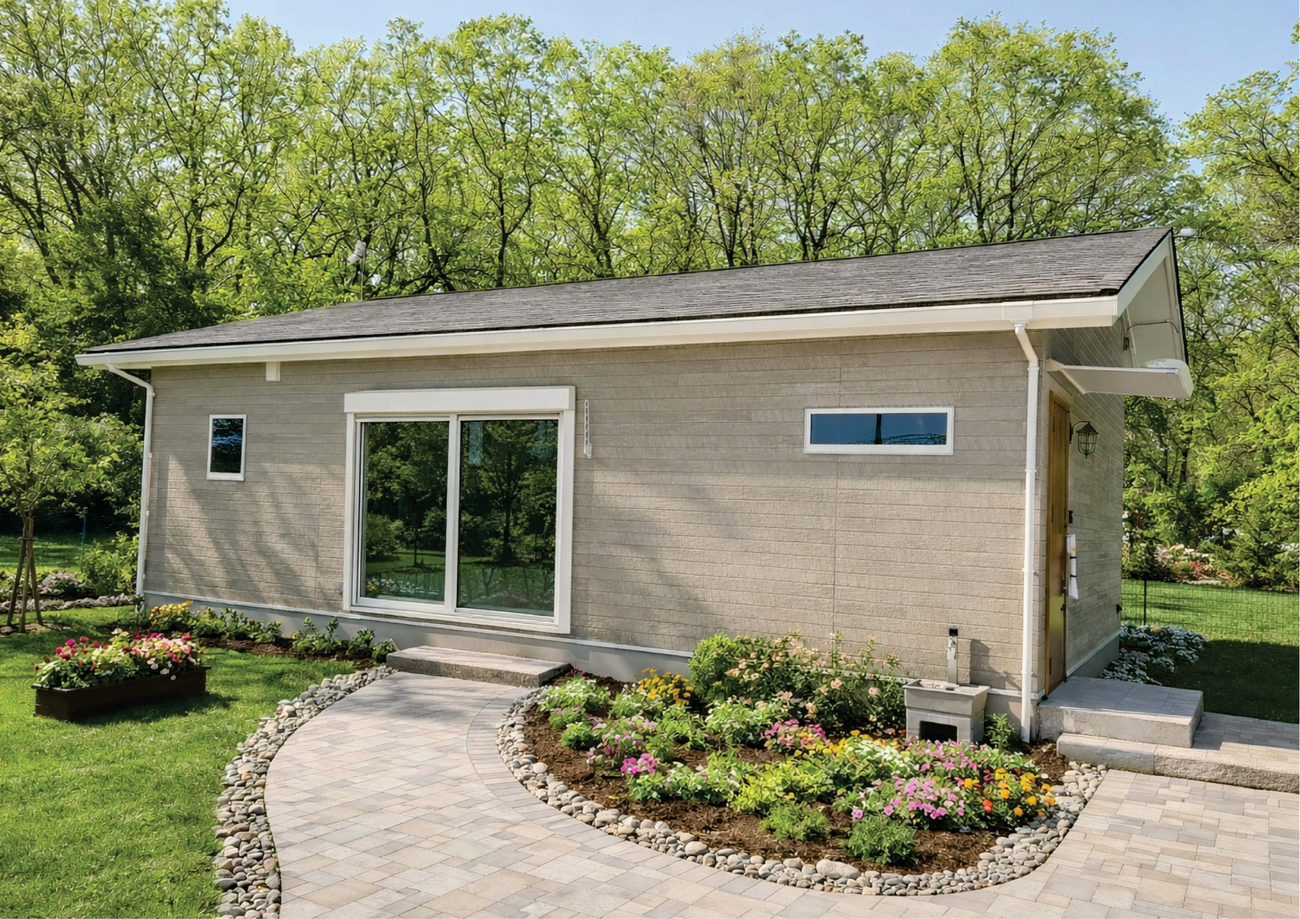 ガーデニングが好きなオーナー様にピッタリの外観